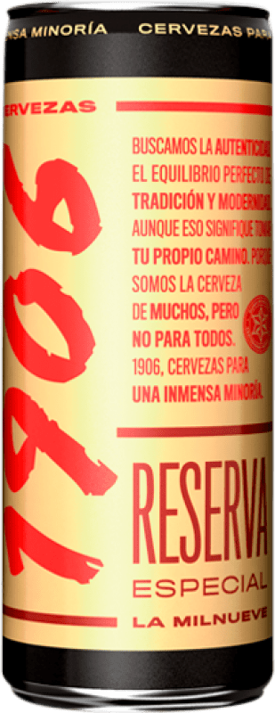 2,95 € | Bière Estrella Galicia 1906 Spécial Réserve Galice Espagne Canette 33 cl