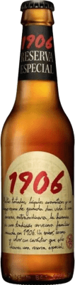 Бесплатная доставка | Коробка из 24 единиц Пиво Estrella Galicia 1906 Особый Резерва Галисия Испания Бутылка на треть 33 cl