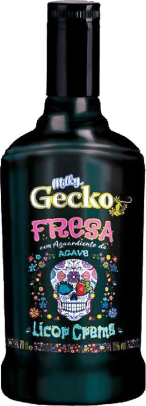 Бесплатная доставка | Текила Gecko Fresa al Tequila Франция 70 cl