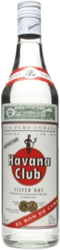 Kostenloser Versand | Rum Havana Club Silver — Edition Silber Kuba 70 cl