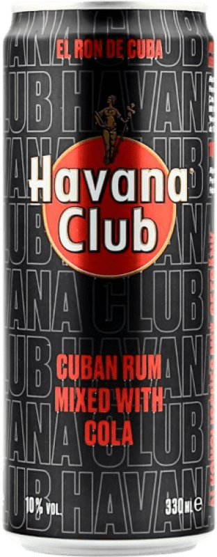 Бесплатная доставка | Миксер Havana Club Куба Жестяная банка 33 cl Cola — Кола, Rum — Ром
