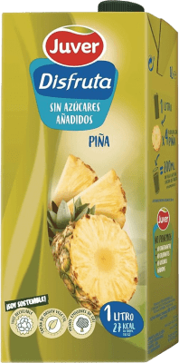 Bibite e Mixer Juver Disfruta Zumo de Piña Tetrabrick 1 L