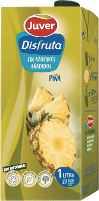 Boissons et Mixers Juver Disfruta Zumo de Piña Tetrabrick Brique Tetra Pak 1 L