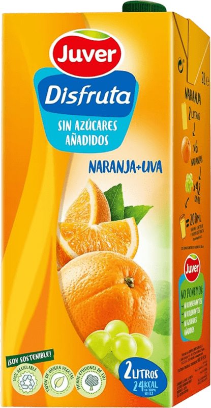 4,95 € | 飲み物とミキサー Juver Disfruta Zumo de Naranja Tetrabrick スペイン 1 L