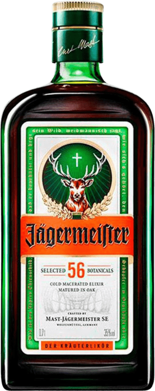 Envoi gratuit | Liqueur aux Herbes Mast Jägermeister LE9556 Allemagne 70 cl