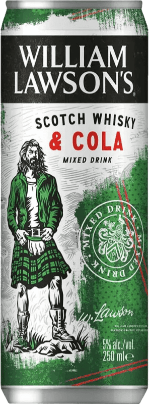 免费送货 | 饮料和搅拌机 William Lawson's Cola 英国 铝罐 25 cl