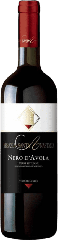 Free Shipping | Red wine Santa Anastasia I.G.T. Terre Siciliane Sicily Italy Nero d'Avola 75 cl