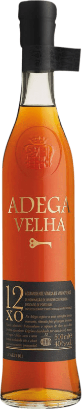 65,95 € Envío gratis | Brandy Adega Velha XO Extra Old — Extra Viejo 12 Años Botella Medium 50 cl