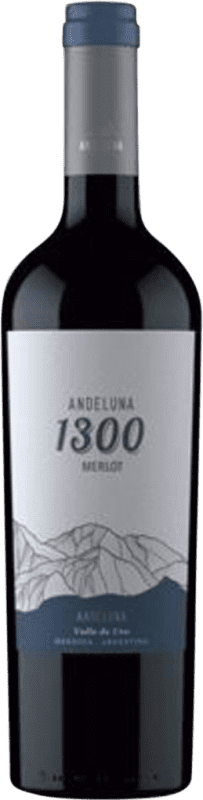 14,95 € | Red wine Andeluna 1300 I.G. Mendoza Argentina Merlot 75 cl