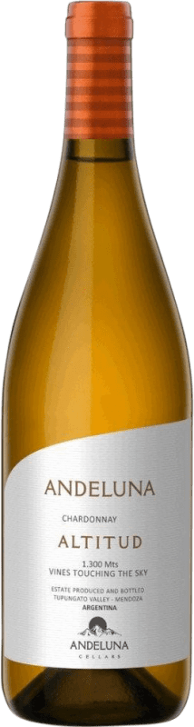 16,95 € Envío gratis | Vino Blanco Andeluna Altitud I.G. Tupungato