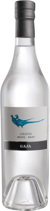 71,95 € Envio grátis | Aguardente Grappa Gaja Rossj Bass Garrafa Medium 50 cl