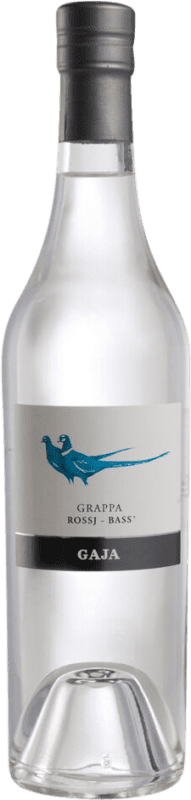 86,95 € Envío gratis | Grappa Gaja Rossj Bass Botella Medium 50 cl