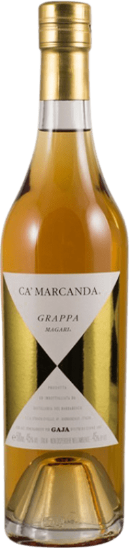 Envio grátis | Grappa Gaja Magari I.G.T. Toscana Tuscany Itália Merlot, Cabernet Sauvignon, Cabernet Franc Garrafa Medium 50 cl