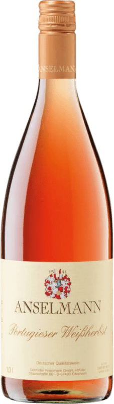 8,95 € | Vinho rosé Anselmann Blauer Weissherbst Seco Q.b.A. Pfälz Pfälz Alemanha Portugieser 1 L