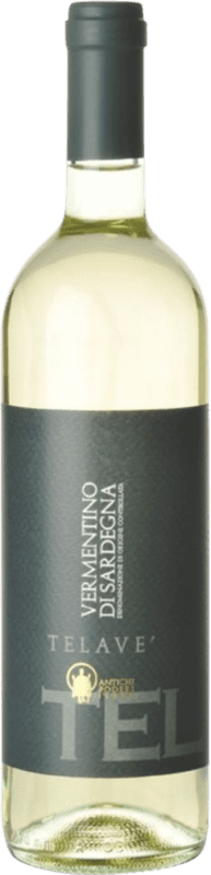 免费送货 | 白酒 Antichi Poderi di Jerzu Telave D.O.C. Vermentino di Sardegna Cerdeña 意大利 Vermentino 75 cl