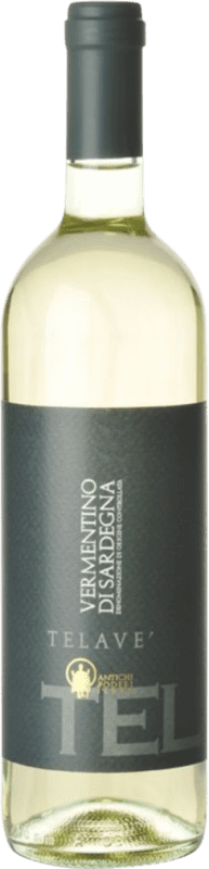 18,95 € Spedizione Gratuita | Vino bianco Antichi Poderi di Jerzu Telave D.O.C. Vermentino di Sardegna
