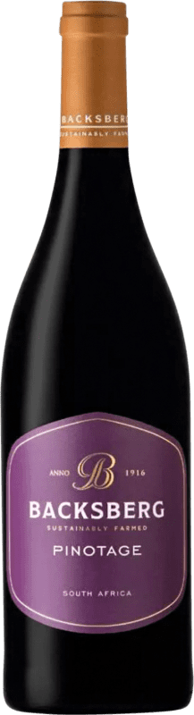 Free Shipping | Red wine Backsberg Coastal Region South Africa Pinotage 75 cl