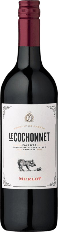 Бесплатная доставка | Красное вино Le Cochonnet Франция Merlot — Мерло 75 cl Бесплатная доставка | Красное вино Le Cochonnet Франция Merlot — Мерло 75 cl
