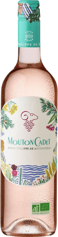 17,95 € 送料無料 | ロゼワイン Philippe de Rothschild Mouton Cadet Rosé — ロゼ A.O.C. Bordeaux Eco — エコ ビオ オーガニック