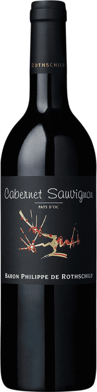 Kostenloser Versand | Rotwein Philippe de Rothschild Les Cépages I.G.P. Vin de Pays d'Oc Bordeaux Frankreich Cabernet Sauvignon 75 cl