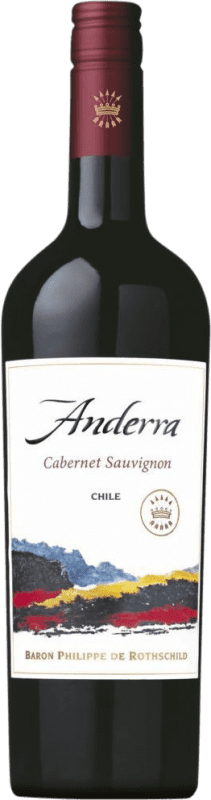 Envio grátis | Vinho tinto Philippe de Rothschild Anderra I.G. Valle Central Vale Central Chile Cabernet Sauvignon 75 cl