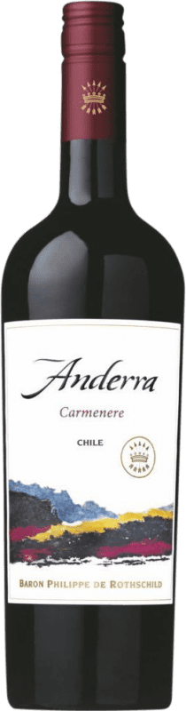 13,95 € Envio grátis | Vinho tinto Philippe de Rothschild Anderra I.G. Valle Central
