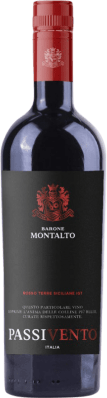 Free Shipping | Red wine Barone Montalto Collezione Famiglia Passivento Rosso I.G.T. Terre Siciliane Sicily Italy Nero d'Avola 75 cl