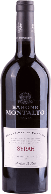 Free Shipping | Red Wine Barone Montalto Colección Familiar — Family Collection I.G.T. Terre Siciliane Sicily Italy Syrah — Shiraz 75 cl