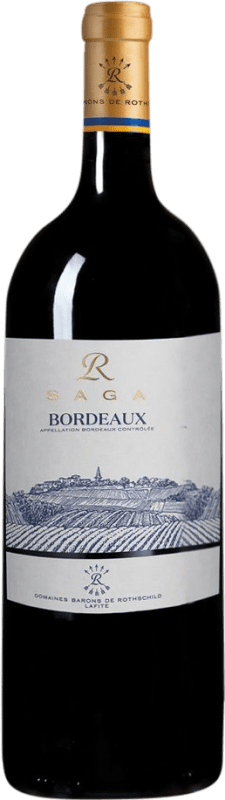 48,95 € | Красное вино Château Lafite-Rothschild Saga R A.O.C. Bordeaux Бордо Франция Merlot, Cabernet Sauvignon бутылка Магнум 1,5 L