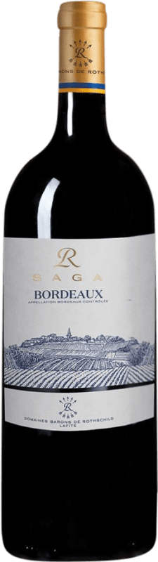42,95 € | Red wine Château Lafite-Rothschild Saga R A.O.C. Bordeaux Bordeaux France Merlot, Cabernet Sauvignon Magnum Bottle 1,5 L