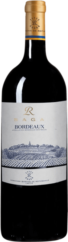36,95 € | Rotwein Château Lafite-Rothschild Saga R A.O.C. Bordeaux Bordeaux Frankreich Merlot, Cabernet Sauvignon Magnumflasche 1,5 L