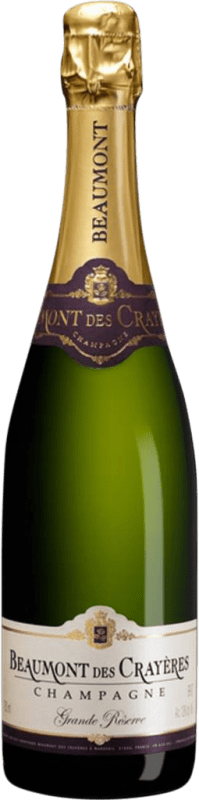 免费送货 | 白起泡酒 Beaumont des Crayeres 香槟 大储备 A.O.C. Champagne 香槟酒 法国 Pinot Black, Chardonnay, Pinot Meunier 75 cl