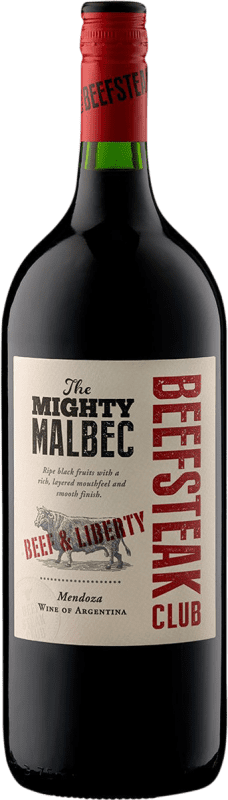 19,95 € | Rotwein Beefsteak Club Beef & Liberty Mighty I.G. Mendoza Mendoza Argentinien Malbec Magnumflasche 1,5 L