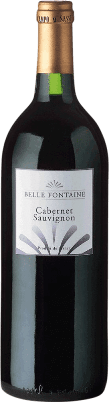 Kostenloser Versand | Rotwein Belle Fontaine I.G.P. Vin de Pays d'Oc Bordeaux Frankreich Cabernet Sauvignon 1 L