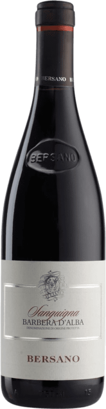 Free Shipping | Red wine Bersano Sanguigna D.O.C. Barbera d'Alba Piemonte Italy Barbera 75 cl