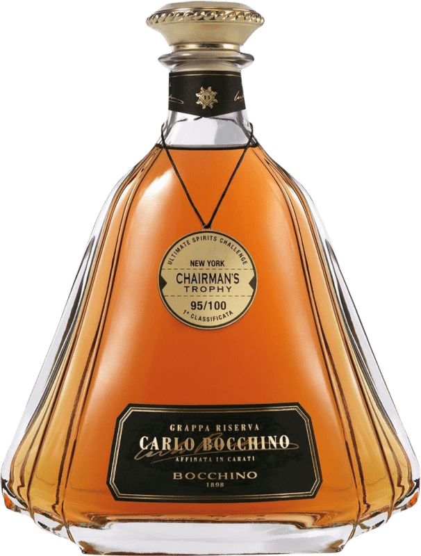 Envio grátis | Aguardente Grappa Bocchino Reserva D.O.C. Piedmont Piemonte Itália Nebbiolo, Mascate 70 cl