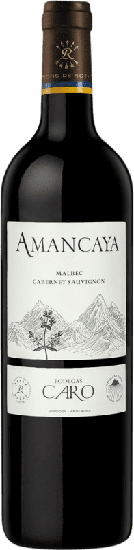 Бесплатная доставка | Красное вино Caro Amancaya I.G. Mendoza Мендоса Аргентина Cabernet Sauvignon — Каберне Совиньон, Malbec — Мальбек 75 cl