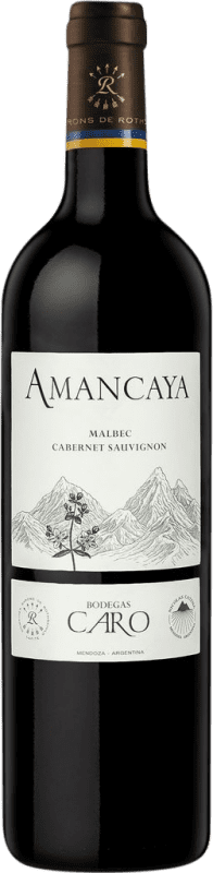 Бесплатная доставка | Красное вино Caro Amancaya I.G. Mendoza Мендоса Аргентина Cabernet Sauvignon, Malbec 75 cl