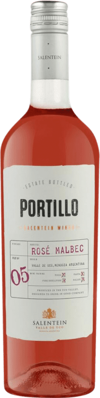 Envío gratis | Vino rosado El Portillo I.G. Valle de Uco Mendoza Argentina Malbec 75 cl