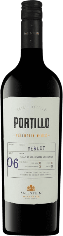 免费送货 | 红酒 El Portillo I.G. Valle de Uco 门多萨 阿根廷 Merlot 75 cl