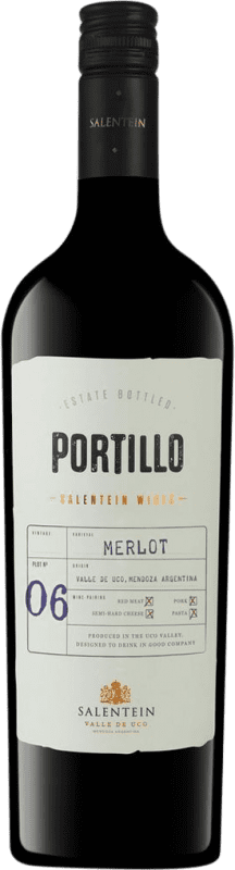 Бесплатная доставка | Красное вино El Portillo I.G. Valle de Uco Мендоса Аргентина Merlot — Мерло 75 cl
