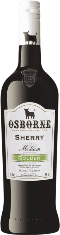 14,95 € | 酒精強化ワイン Osborne Medium Dry — やや辛口 Gold — ゴールドエディション D.O. Jerez-Xérès-Sherry アンダルシア スペイン Nebbiolo — ネッビオーロ, Palomino Fino 75 cl