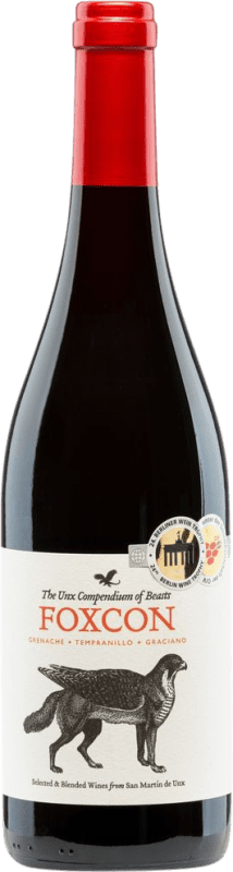 免费送货 | 红葡萄酒 San Martín de Unx Foxcon D.O. Navarra 纳瓦拉 西班牙 Garnacha — 歌海娜, Graciano — 格拉西亚诺, Nebbiolo — 内比奥罗 75 cl