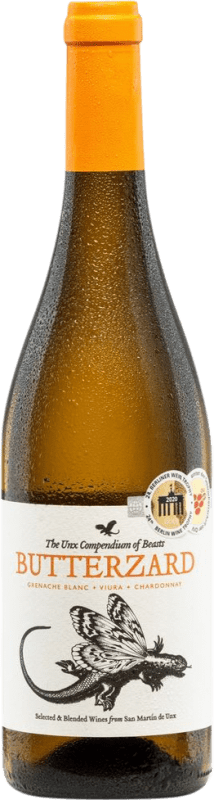 Envoi gratuit | Vin Blanc San Martín de Unx Butterzard D.O. Navarra Navarre Espagne Garnacha — Grenache, Nebbiolo, Chardonnay 75 cl