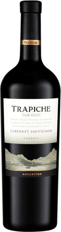 Free Shipping | Red wine Trapiche Oak Cask I.G. Mendoza Mendoza Argentina Cabernet Sauvignon 75 cl