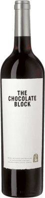 Envio grátis | Vinho tinto Boekenhoutskloof The Chocolate Block W.O. Swartland Coastal Region África do Sul Syrah, Grenache, Cabernet Sauvignon, Cinsault, Viognier Meia Garrafa 37 cl