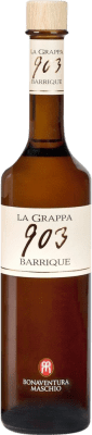 Envio grátis | Aguardente Grappa Bonaventura Maschio 903 Barrique Itália Meia Garrafa 37 cl