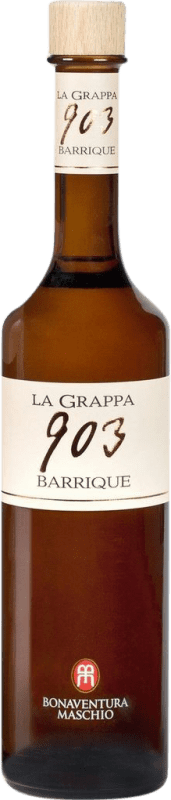 Envio grátis | Aguardente Grappa Bonaventura Maschio 903 Barrique Itália Meia Garrafa 37 cl