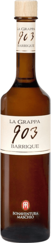 16,95 € Envio grátis | Grappa Bonaventura Maschio 903 Barrique Meia Garrafa 37 cl