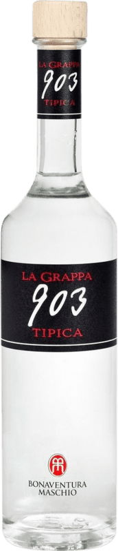 Envio grátis | Aguardente Grappa Bonaventura Maschio 903 Tipica Itália Meia Garrafa 37 cl